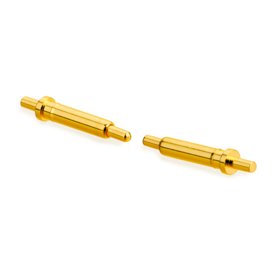 2.54mm بهار بار POGO پین 5V 2A طلا پوشانده 4 پین مغناطیسی Pogo پین کانکتور