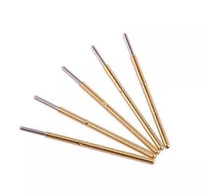 DIP T پرنده بارگیری میکرو کواکسیال Pogo Pins طلایی 1A