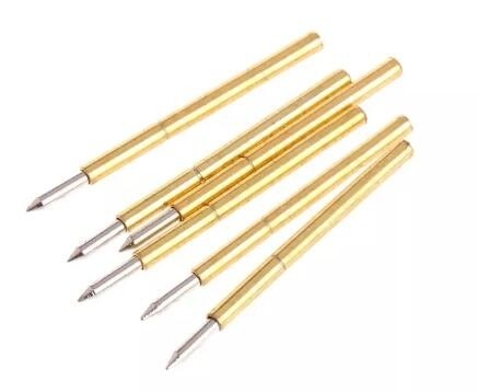 15A 4mm برنج پروب POGO Pin Dip Gold Plated High Current
