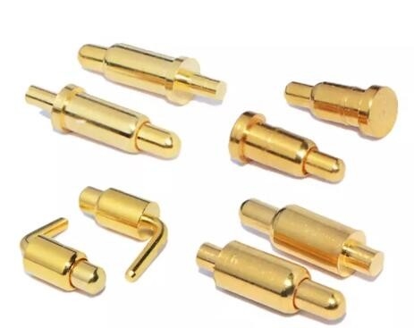 2.54mm برنج زاویه راست POGO Pin 1 X 4 Pin Pogo Connector TS16949